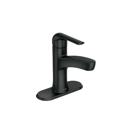 Moen Tilson One-Handle High Arc Bathroom Faucet in Matte Black 84565BL